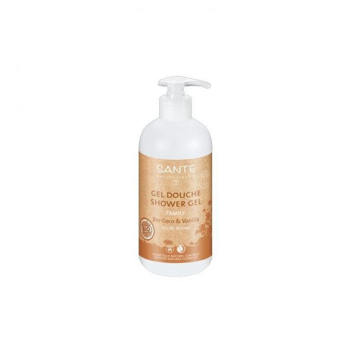 Gel Douche Coco Bio Et Vanille -Sante Naturkosmetik -Pour avec Gel Douche Dangereux Pour La Santé