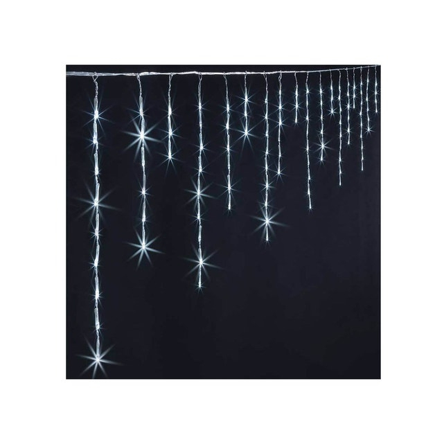 Guirlande Lumineuse Extérieur De Noël Rideau Flash 120 Led intérieur Rideau Noel Exterieur