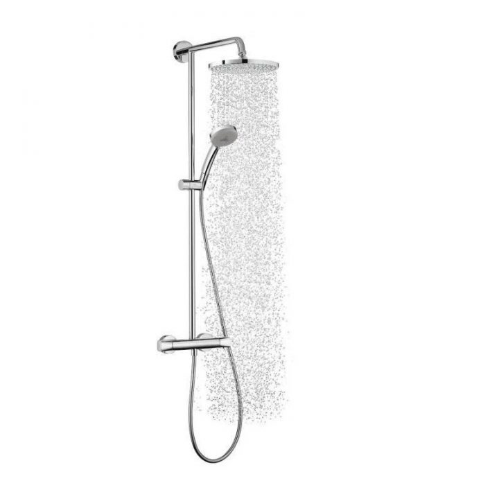 Hansgrohe Colonne De Douche Avec Robinet Mitigeur pour Colonne De Douche Avec Robinet Thermostatique