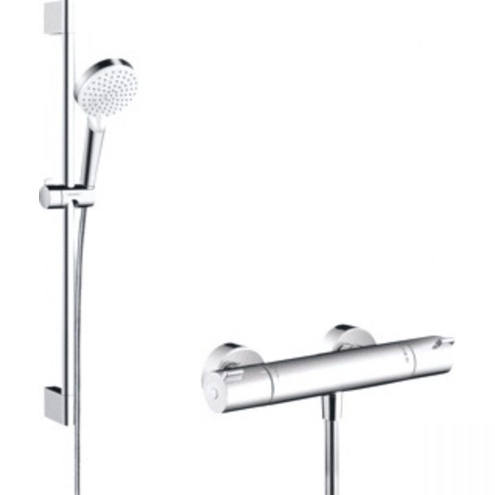 Hansgrohe Ecostat 1001Cl Robinet De Douche Thermostatique serapportantà Robinet Thermostatique Cabine De Douche