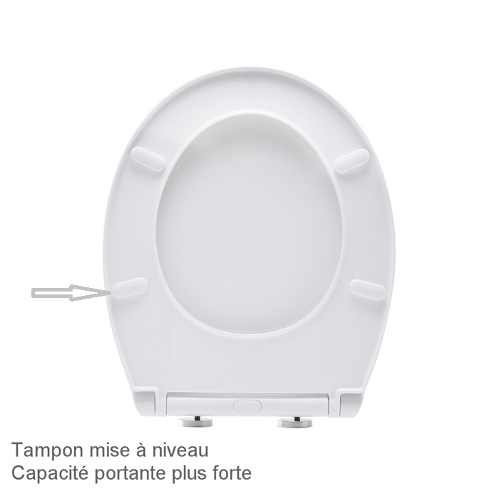 Homelody Abattants Wc Frein De Chute Lunette De Toilette intérieur Lunettes De Toilettes