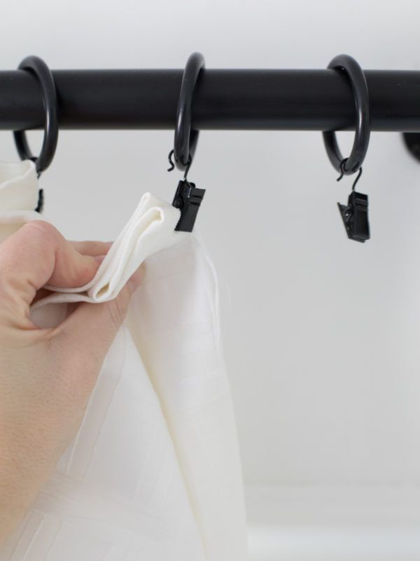 Ikea Hack: Pinched Pleat Curtains | Rideau Store, Habillage pour Rideau Store Ikea