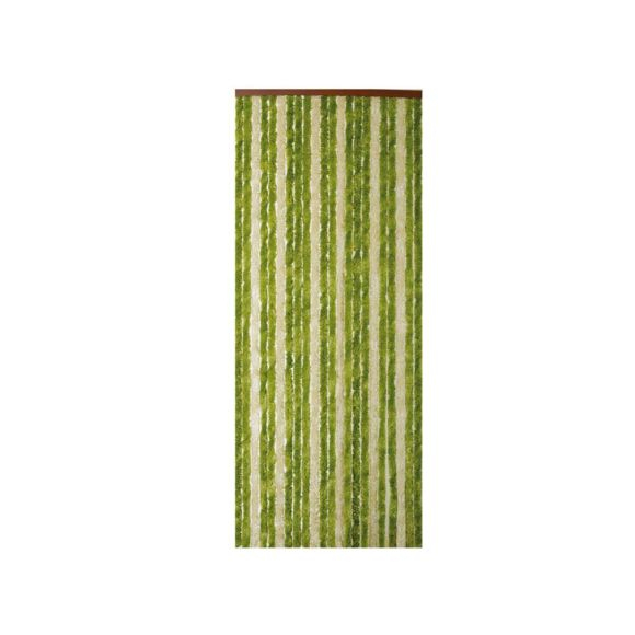 Jardideco – Rideau De Porte Chenille Flash Vert – 90 X 220 destiné Rideau Portiere Chenille