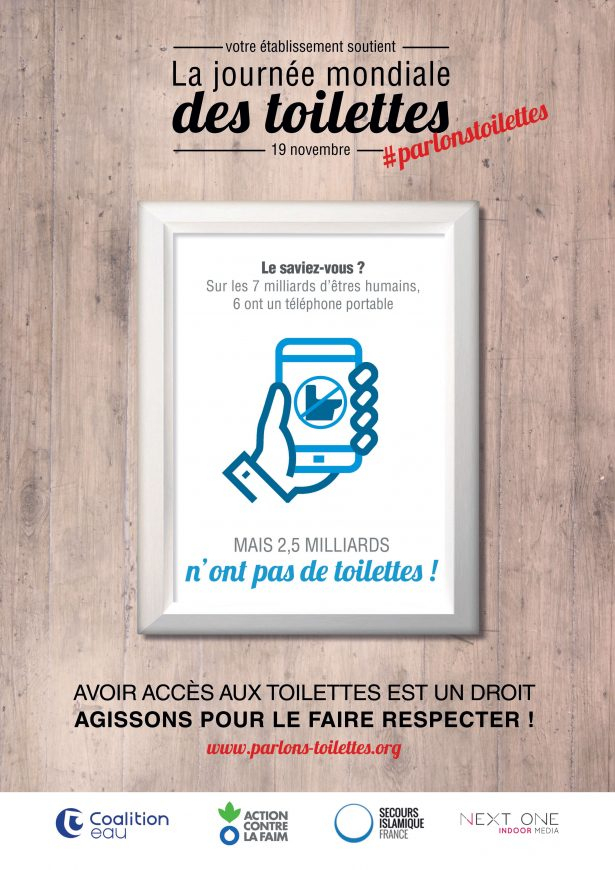 Journée Mondiale Des Toilettes : #Parlonstoilettes Pour destiné Affiche Pour Toilette