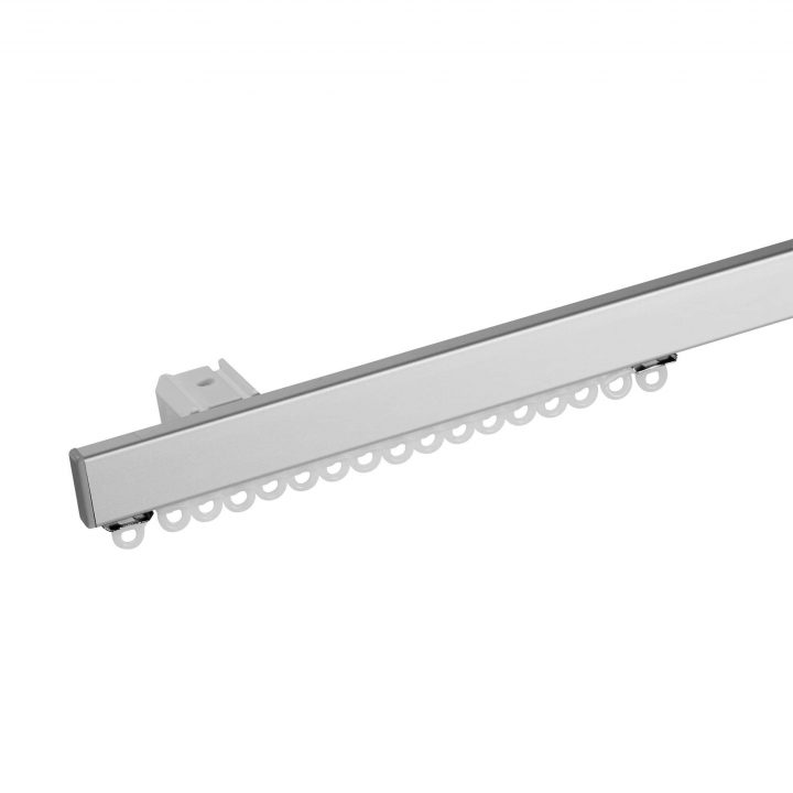 Kit Tringle Rail Slider Gris Madura avec Tringle A Rideau Plafond