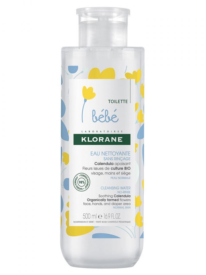 Klorane Bébé Eau Nettoyante Sans Rinçage 500 Ml concernant Eau De Toilette Bebe