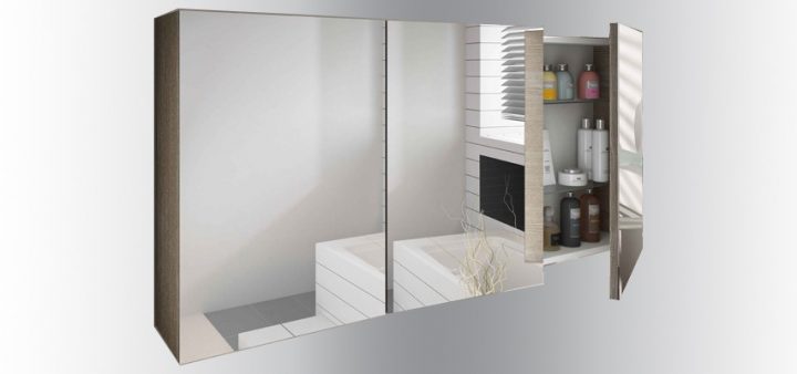 L’ Armoire De Toilette, Quel Design Choisir Et Quel Matériau? concernant Eclairage Pour Armoire De Toilette