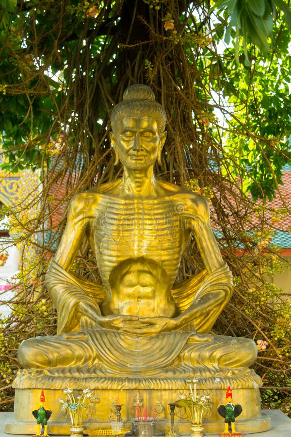 Le Bouddha De Jeûne Image Stock. Image Du Bouddha, Rapide à Chemin Jeunant