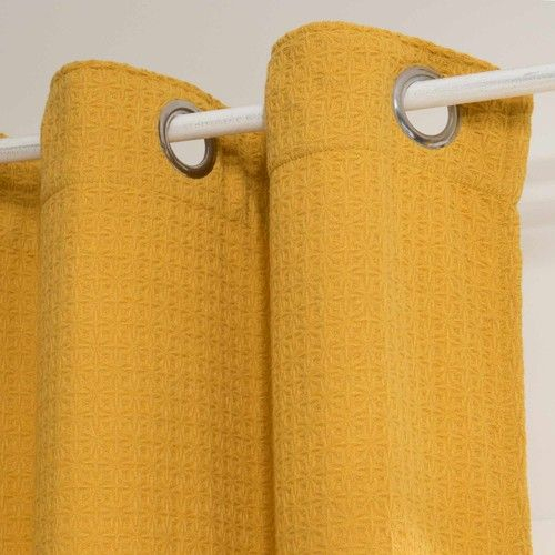 Linge Déco | Rideau Jaune Moutarde, Rideau Jaune Et Rideau avec Rideau Moutarde