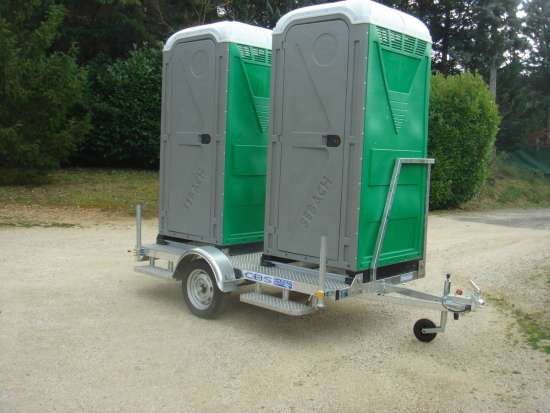 Location Toilettes Et Sanitaires Mobiles Sur Remorque concernant Location Toilettes Mobiles Prix