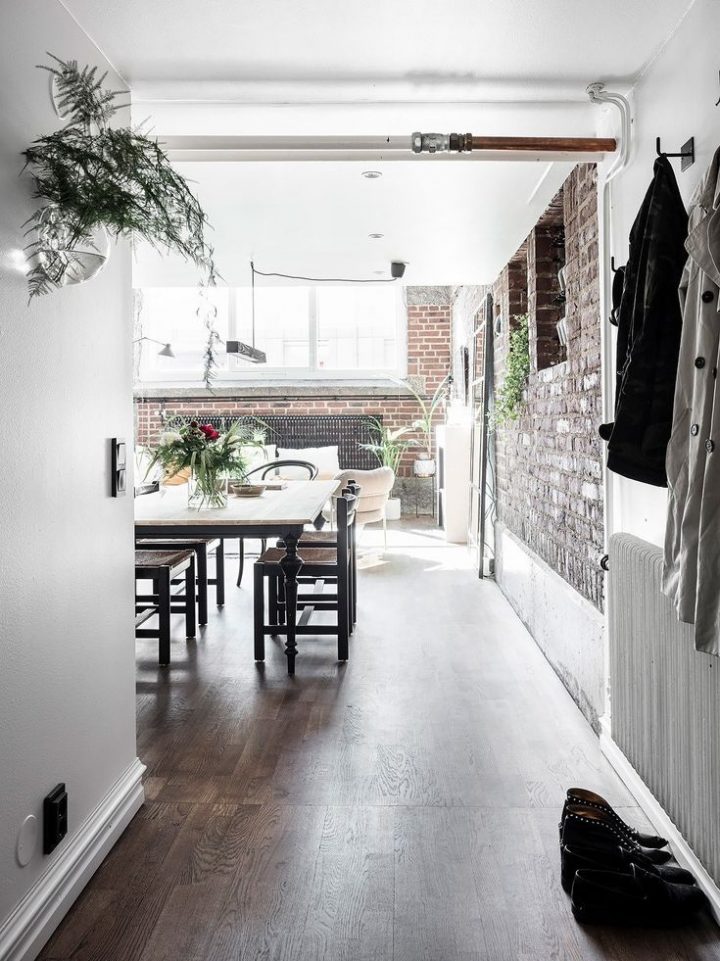 Loft Suédois : Un Appart Au Style New-Yorkais | Style Loft concernant Rideau Style Loft