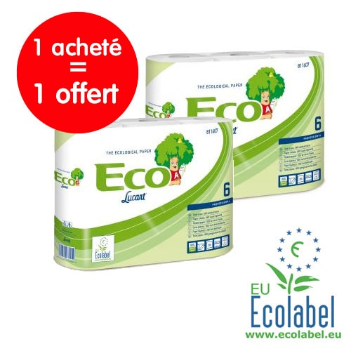 Lot De 2X6 Soit 12 Rouleaux Papier Toilette Ecologique encequiconcerne Papier Toilette Spécial Sanibroyeur