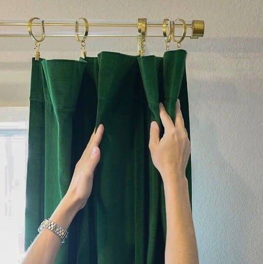 Luxury Velvet Curtains Emerald Green Velvet Green Velvet serapportantà Rideaux Vert Emeraude