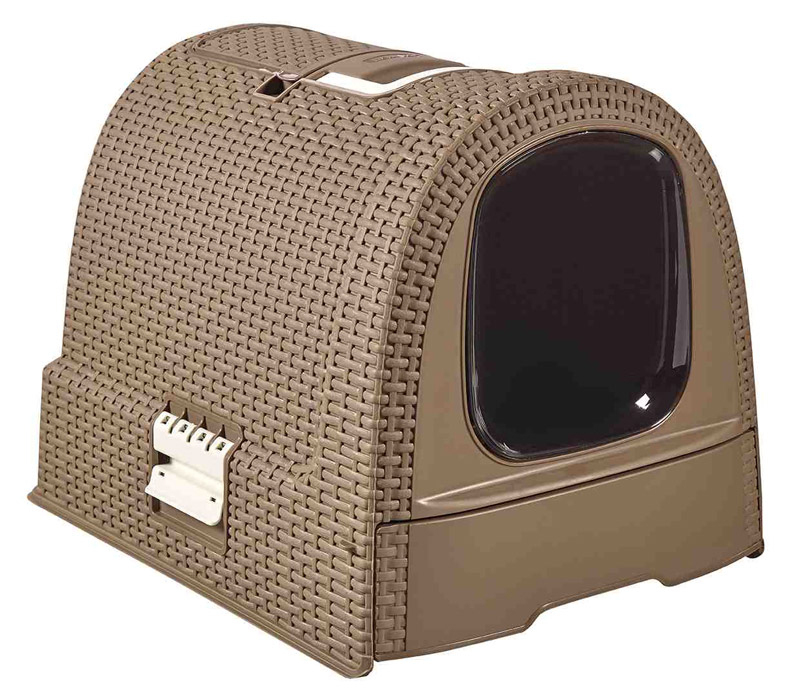 Maison De Toilette Curver Moka Pour Chat - Oogarden concernant Maison De Toilette Pour Chat Curver