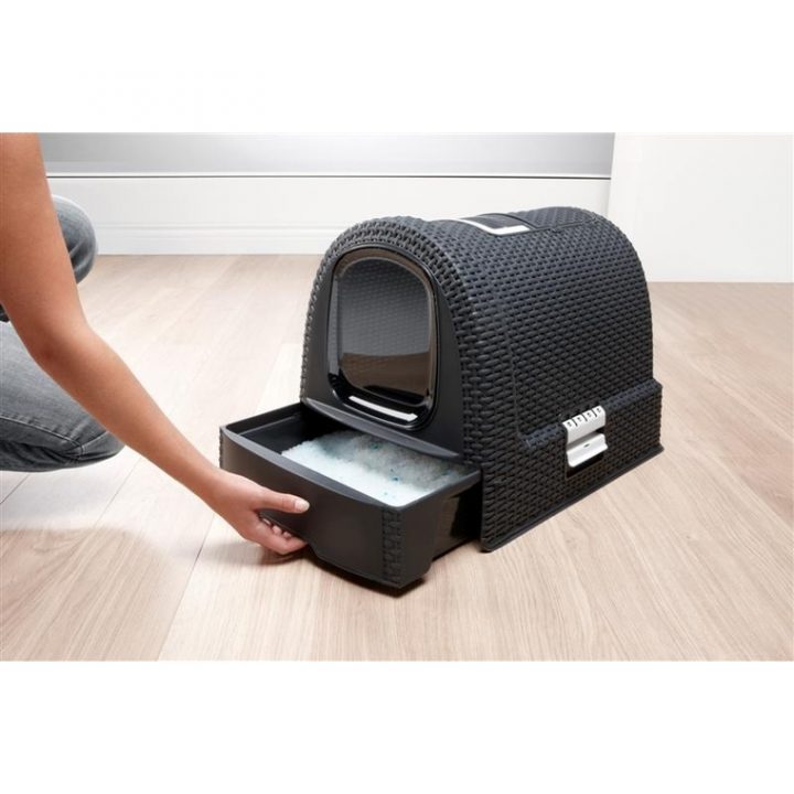 Maison De Toilette Pour Chat Curver : Bacs Et Accessoires avec Maison De Toilette D Angle