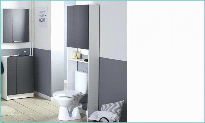 Meuble Dessus Wc Bois Meuble Dessus Toilette 3 8 2 serapportantà Dessus De Toilette