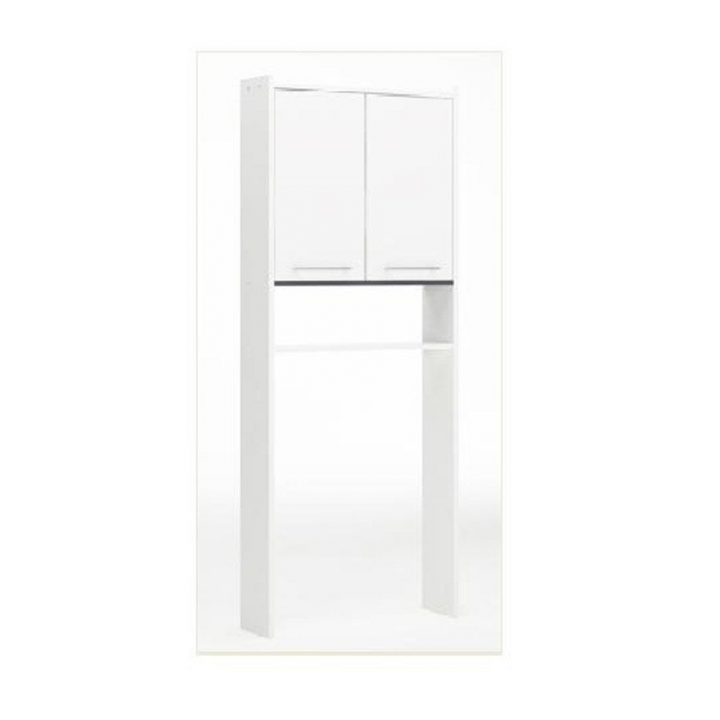 Meuble Pour Wc À Poser L.60.0 X H.182.0 X P.16 Cm Blanc serapportantà Leroy Merlin Toilettes