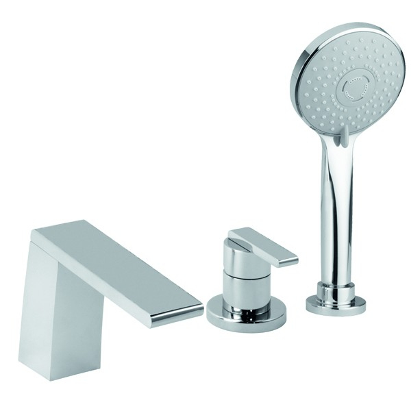 Mitigeur Bain Douche 3 Trous Sur Gorge Ottone Meloda Gamme destiné Mitigeur Thermostatique Bain Douche Sur Gorge