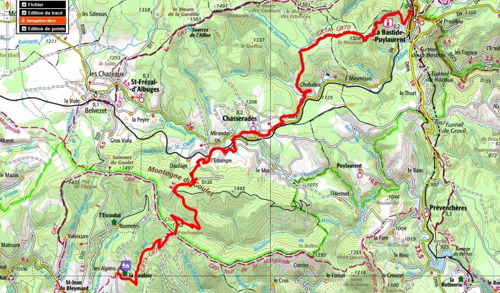 Mon Chemin De Stevenson: Etape 4 : La Bastide – Les Alpiers concernant Chemin De Stevenson Distance