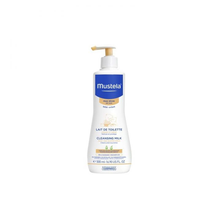 Mustela Bébé Lait De Toilette Flacon Pompe 500Ml – Purepara pour Mustela Lait De Toilette 500Ml