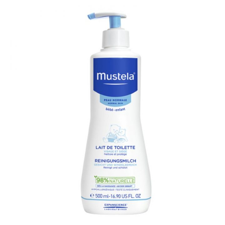 Mustela Lait De Toilette 500Ml Peau Normale, Visage Et à Mustela Lait De Toilette 500Ml