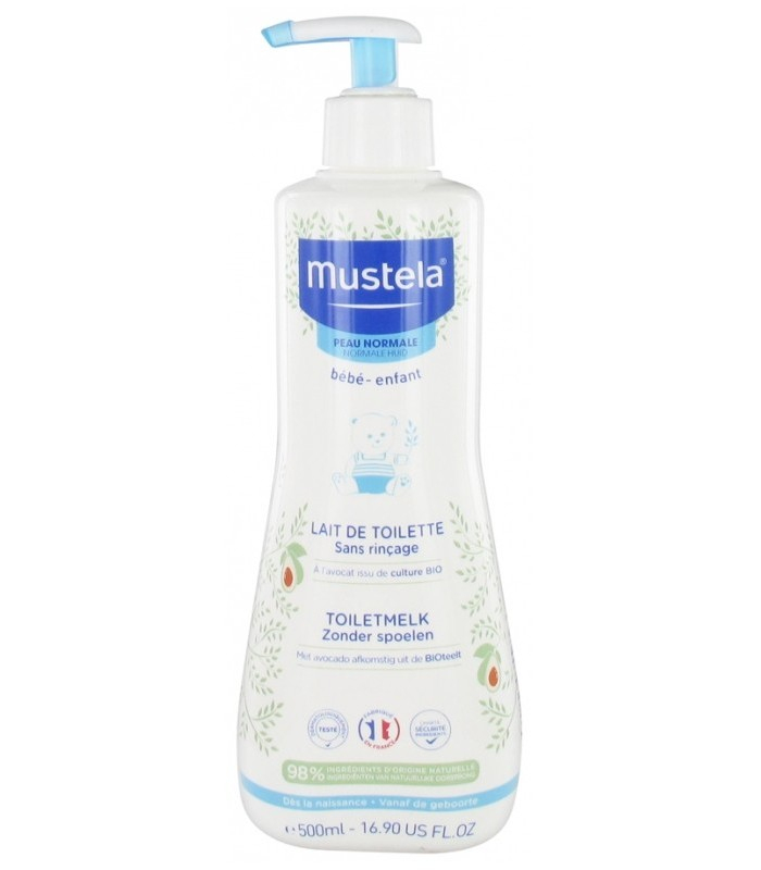 Mustela Lait De Toilette 750Ml avec Mustela Lait De Toilette 500Ml