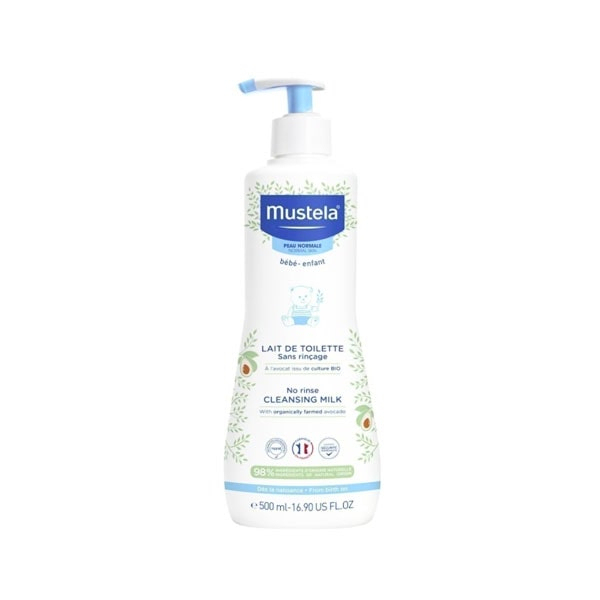 Mustela Lait De Toilette Bio Sans Rinçage 500Ml à Mustela Lait De Toilette 500Ml