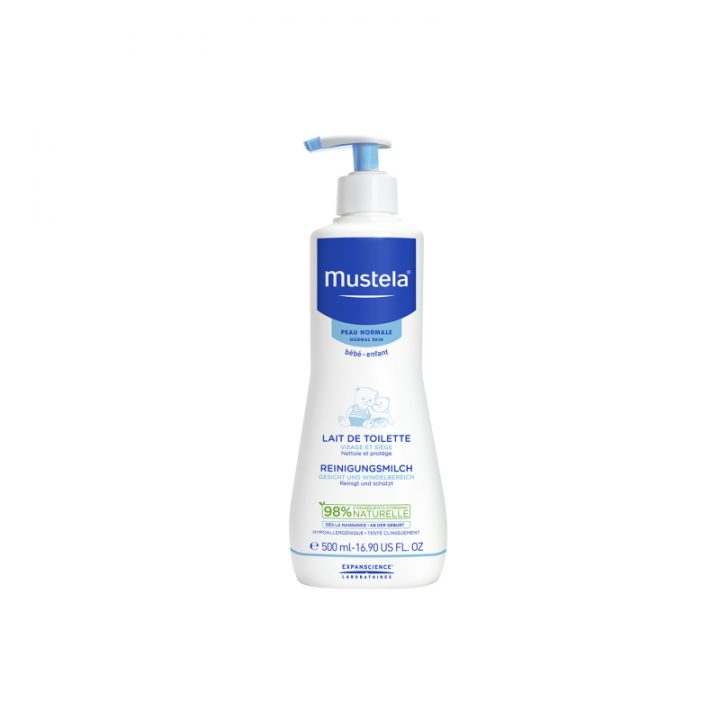 Mustela Lait De Toilette Peau Normale 500Ml pour Mustela Lait De Toilette 500Ml