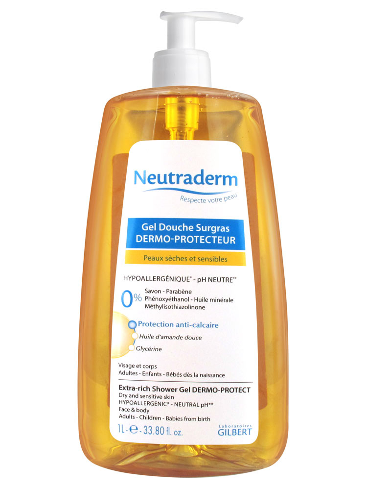 Neutraderm Gel Douche Surgras Dermo-Protecteur 1 L destiné Gel Douche Dangereux Pour La Santé