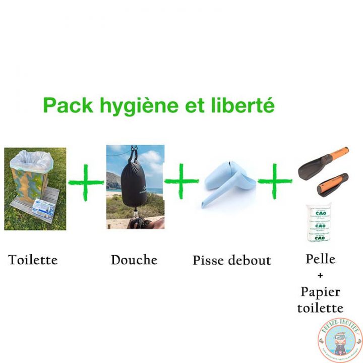 Pack Hygiène Et Liberté avec Papier Toilette Biodégradable