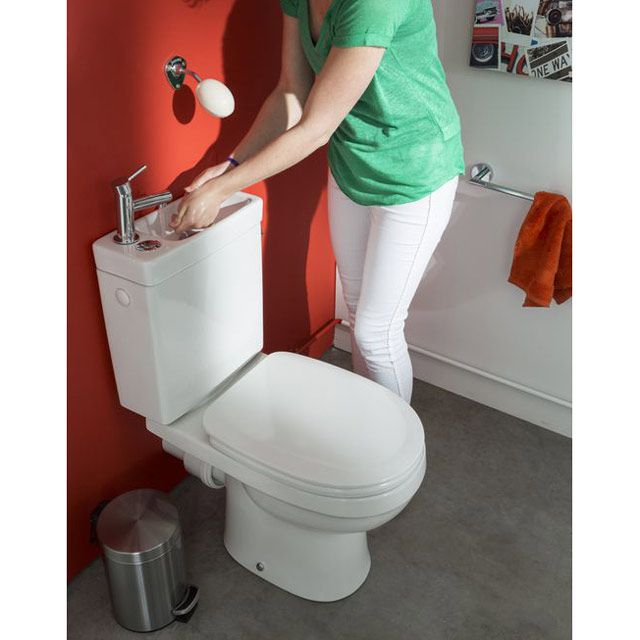 Pack Wc Lave-Mains Duetto – Castorama Prix Normal 259,00 avec Castorama Toilettes