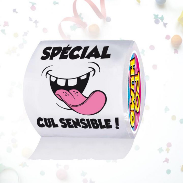 Papier Toilette Spécial Cul Sensible, Cadeau Fun Et tout Papier Toilette Spécial Sanibroyeur