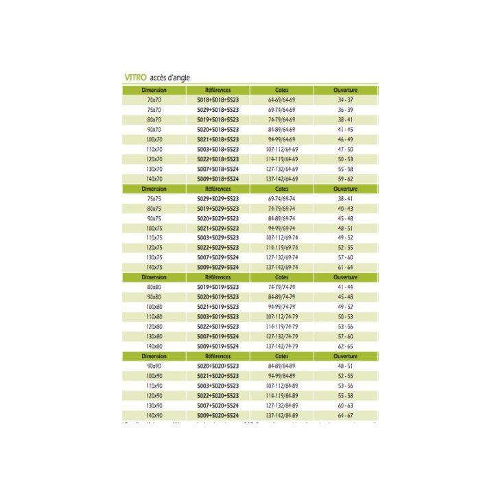 Paroi De Douche Coulissante Vitro Accès D'Angle – Robinet&Co concernant Receveur De Douche 130X80