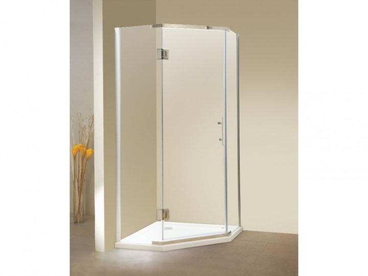 Paroi De Douche D'Angle Porte Battante Ardia 90X90X185Cm pour Cabine De Douche Baignoire D Angle