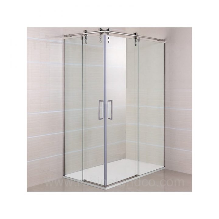 Paroi De Douche D'Angle Roll Accès Sur Angle 90 X 90 Cm serapportantà Douche D Angle Arrondie