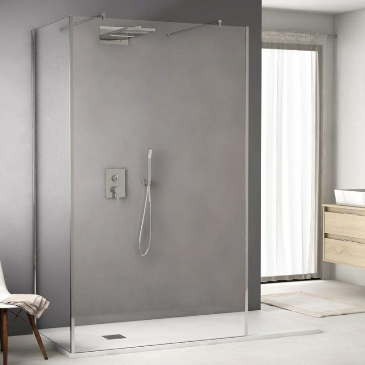 Paroi De Douche Fixe 120X203 Cm, Ice Screen intérieur Paroi De Douche Qui Explose