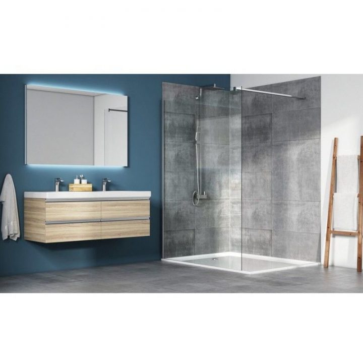 Paroi De Douche Fixe Walk-In Anti-Calcaire – Modèle Oceane destiné Paroi De Douche Anti Calcaire 120 Cm