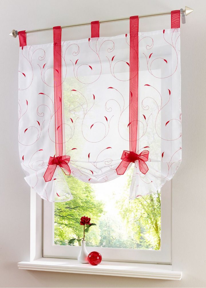 Pas Cher Livraison Gratuite Arc Petite Fenêtre Floral à Rideaux Led Pas Cher