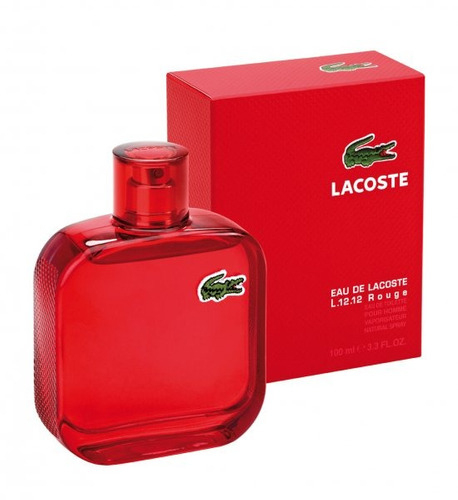 Perfume Eau De Toilette Lacoste Rouge 100% Original 100Ml avec Lacoste Original Eau De Toilette