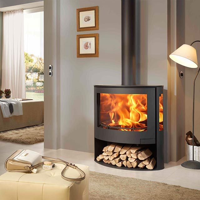 Poêle À Bois Panadero Iris 6,5 Kw | Poele A Bois, Poele A serapportantà Cheminée Castorama