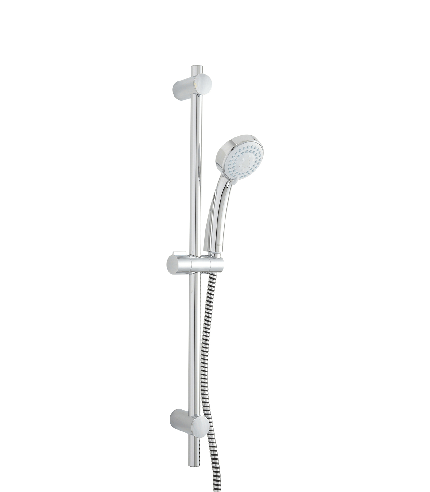 Pommeau De Douche Chromé Edy + Flexible + Barre | Leroy serapportantà Ensemble De Douche Leroy Merlin