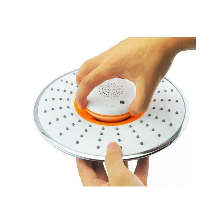 Pommeau Douche Enceinte Bluetooth Waterproof Haut Parleur dedans Enceinte Pour La Douche