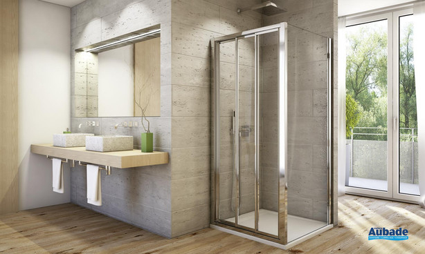 Porte De Douche Coulissante Sanswiss | Espace Aubade intérieur Paroi De Douche Sanswiss