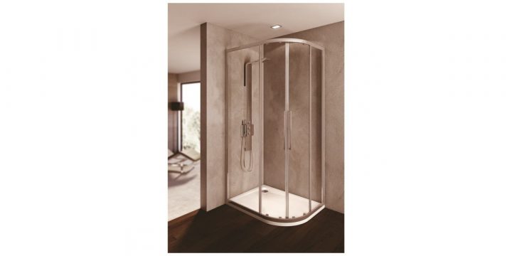 Porte De Douche D'Angle Coulissante Kubo Pour Receveur tout Porte De Douche D Angle Coulissante