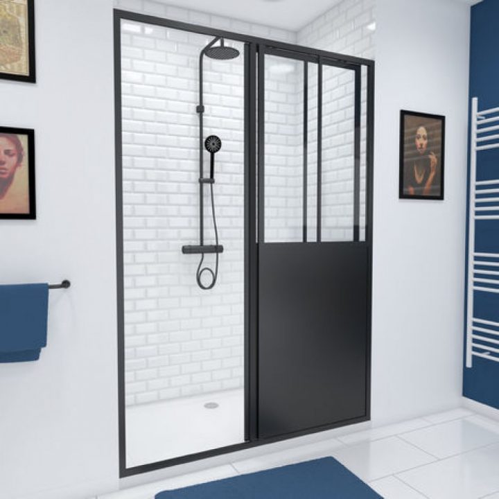 Porte De Douche – Fabrik – Porte Coulissante – 120 Cm destiné Paroi De Douche Anti Calcaire 120 Cm