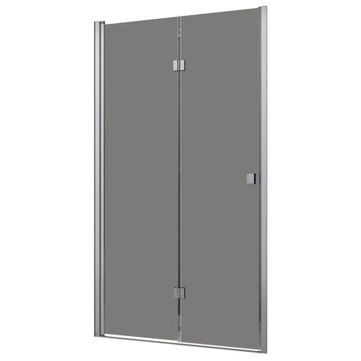 Porte De Douche Pivot-Pliante 95 Cm, Fumé, Neo | Tall tout Porte Douche Pivot Pliante