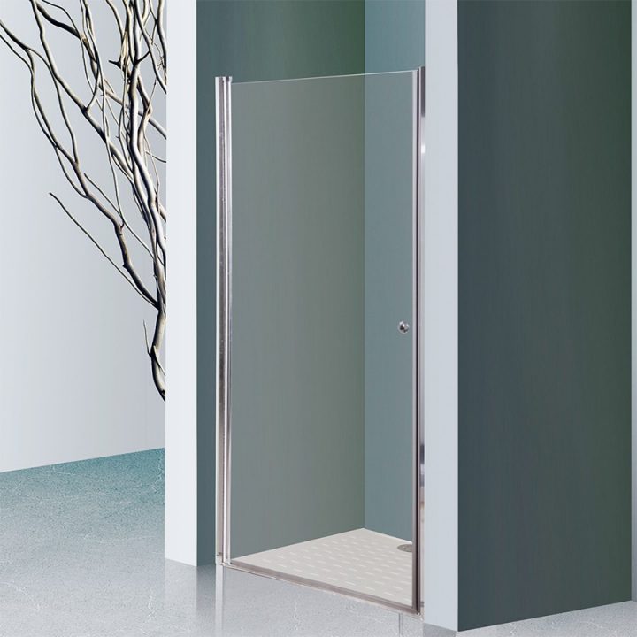 Porte De Douche Pivotante Dylane Sans Cadre 100 Cm – 6Mm à Porte De Douche 180 Cm