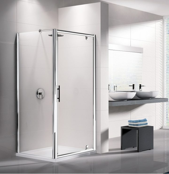 Porte De Douche Pivotante Lunes G 70Cm Transparent Silver pour Porte De Douche Ajustable