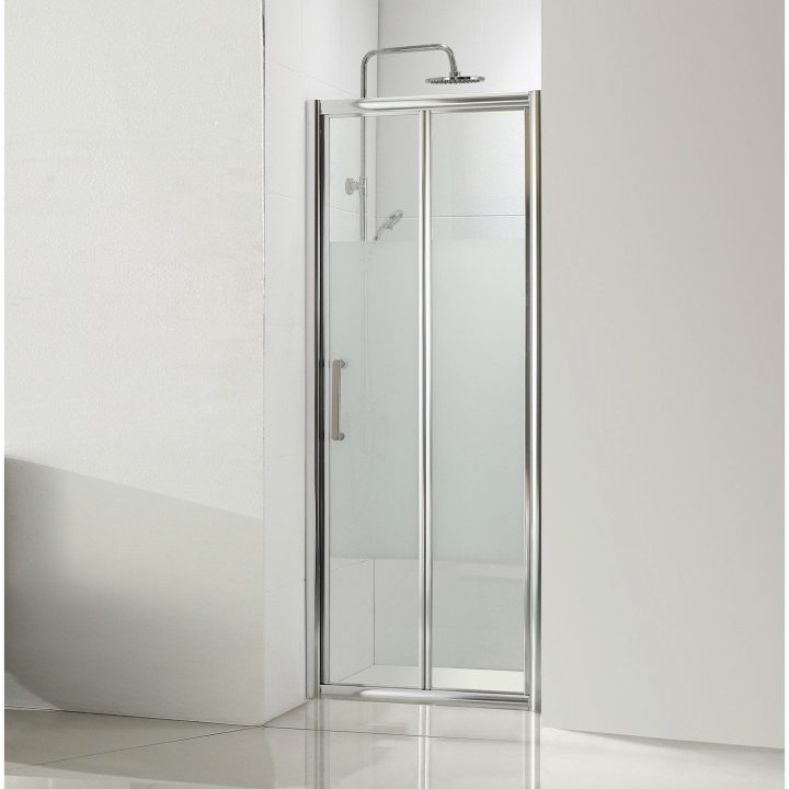 Porte De Douche Pliante 100 Cm, Sérigraphié, Quad | Leroy tout Porte Douche Pivot Pliante