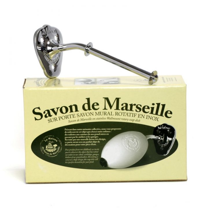 Porte Savon Mural – Acier Inoxydable – La Maison Du Savon serapportantà Porte Gel Douche Mural